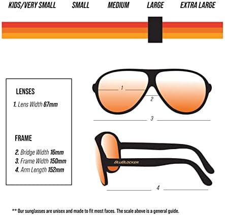 BluBlocker, Бели оригинални слънчеви очила-пилотите са с устойчиви на надраскване лещи | Блокира от синя светлина и UVA и UVB лъчи | Ретро | трета пола неутрални - за мъже, жен?