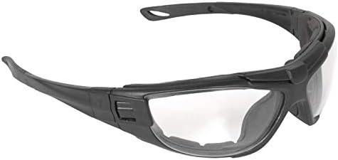 Защитни очила Radians CT1-11 Cuatro 4-в-1 на поролоновой лигавицата със сменен каишка на главата, прозрачни фарове за лещи, един размер