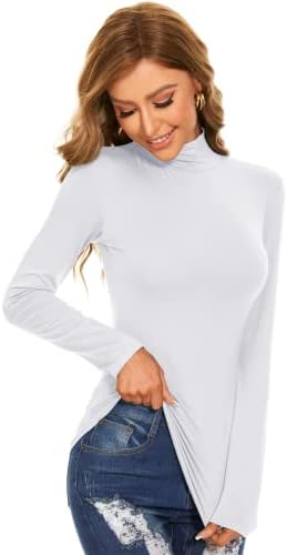 Дамски Блузи с Имитация на Turtlenecks с дълъг ръкав, Ежедневни Панталони, Ризи с по-ниския слой