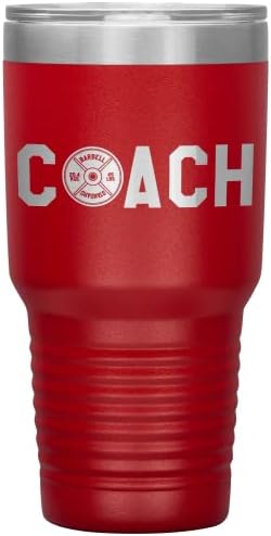 Чаша за Треньор по вдигане на Тежести - Подарък Треньор По вдигане на Тежести 30 мл Изолиран Купа Треньор