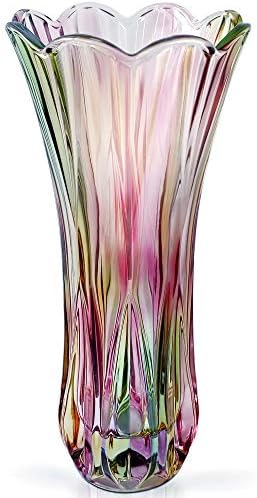 Magicpro Цветя Ваза Голям Размера11,8 инча под Формата На Опашка на Феникса, Утолщенное Кристално Стъкло за