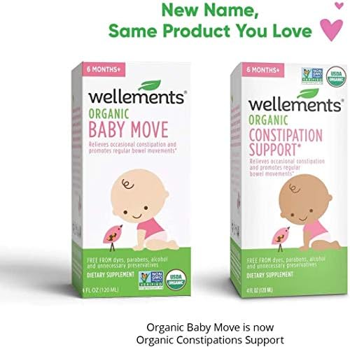 Wellements Organic Baby при запек | е Безопасен и Щадящее Органично натурално успокояващо средство за стола, Улесняване