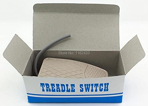 Алуминиев корпус TFS-2 кабелен foot switch дължина 0,1 м, сребърен щифт switch педал педал