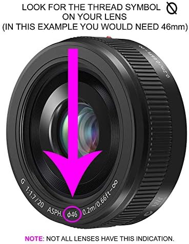 Сенник за обектив обектива (под формата на лоба) (52 mm), съвместима с Canon EOS 5D Mark IV
