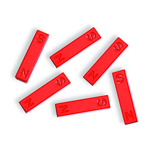 Магнити hand2mind Червени керамични ключовите й, 1.5 инча (опаковка от 6 броя)