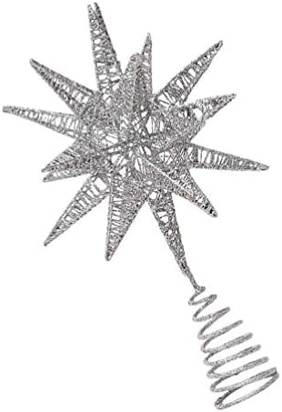 SOIMISS Коледни Украси Коледно Дърво Звезден Topper Дърво - хубаво Светло взривяване на аерозоли Звезден Блясък