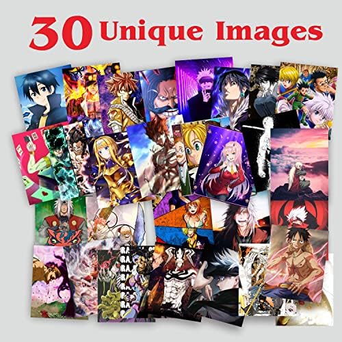 Разнообразни Манга Аниме Картинки Многоцветен Малък Плакат за направи си САМ Колекция от Аниме Фенове Комплект Колажи Естетически Картини за Декорация