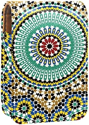 Мини-Калъф за Червило с Огледало за Чантата си, Арабски Боя за Вратовръзка, Преносим Калъф за Организиране на
