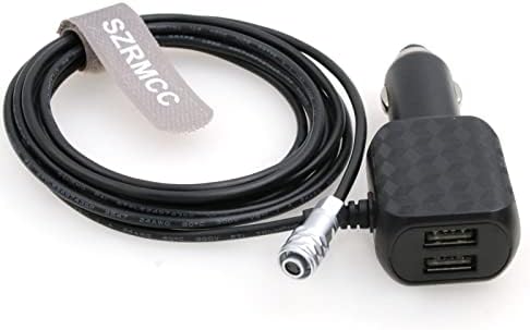 Автомобилни Запалки SZRMCC до BMPCC 4K Камера 2 Pin 12V за Blackmagic Pocket Cinema 4K захранващ Кабел