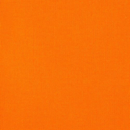 Памучен плат Robert Kaufman оранжев цвят Кона двор, 3 метра