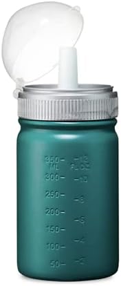 Слама чашка Mason Бутилка от неръждаема стомана Mason Bottle, лек, с една стена - Включва 1 буркан Mason от неръждаема
