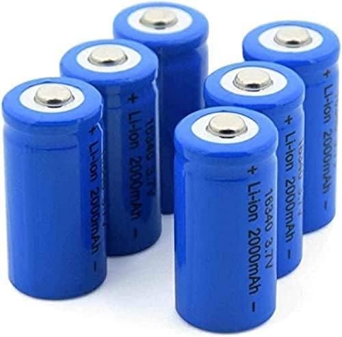HUIN 16340 Литиева батерия 3-7 През 2000 mah Литиево-Йонна батерия cr123a lithium Cr17345 K123A Vl123A Dl123A 5018Lc, 10 бр.