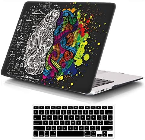 iCasso за MacBook Air 13 инча, Калъф (освобождаване на 2010-2017 По-старата версия), Пластмасов Защитен калъф с твърд модел и капак, клавиатура Само за MacBook Air 13 инча Модели A1466 / A1369 (