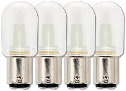 Уестингхаус Lighting 4512020 1,5 15-Ваттная Прозрачна 1,5 W (което се равнява на 15 Вата) Led лампа T7 с байонетным цокъл на постоянен ток (4 опаковки), броя лампи 4 (опаковка по 1 парче