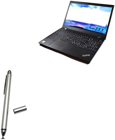 Стилус BoxWave е Съвместима с Lenovo ThinkPad T15p (21DA) (Стилус от BoxWave) - Капацитивен стилус с двоен фитил, Капацитивен