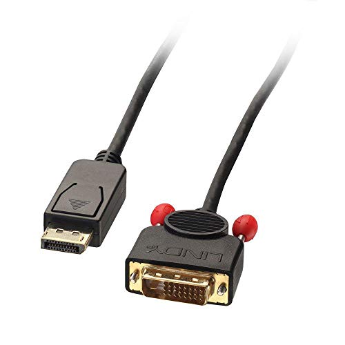 Кабел конвертор Lindy DisplayPort за DVI-D 3,3 фута (1 м) (номер на модела: 41490)