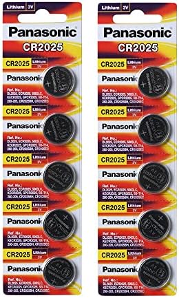 10 Опаковки - Panasonic Cr2025 3v Литиева Акумулаторна батерия Dl2025 Ecr2025