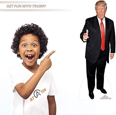 Комик с вырезанным от картон Доналд Тръмп-6 метра височина В Естествен размер, Картон Тръмп Stand up -Отлично Украса За