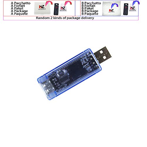 USB Тестер Капацитет Зарядно на ток и напрежение Doctor Power Meter Текстов Волтметър 24, 8В1 Син