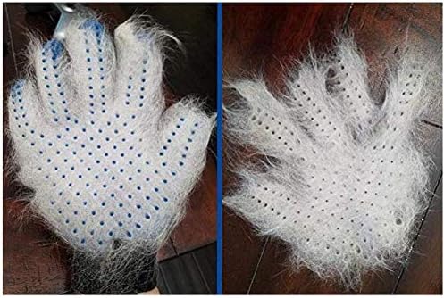 ЕЛЕГАНТНА Ръкавица, за да се грижа за домашни животни - Нежна Ръкавица-четка за премахване на козината - Ефективна рукавица