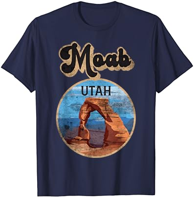 Реколта Подарък Тениска Moab Utah Arches National Park UT Adventure