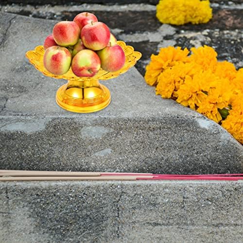 LIFKOME Будистки Тава за плодове Будистка Плодови Чиния Купа за Поднасянето на Цветя Обслужването на Тави Плодови Чиния Десерт Закуски с възможност за Олтара на Буда ?