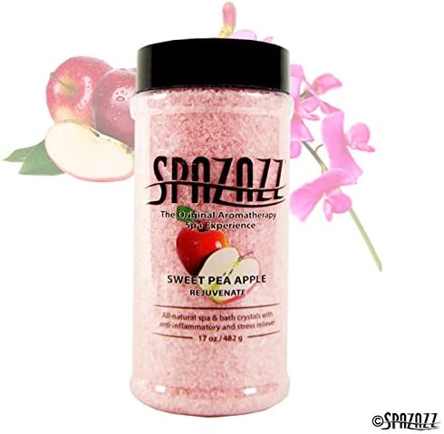 Spazazz SPZ-104 Original Crystals Контейнер, 17 Мл, Подмладяващ препарат от сладък грах и ябълки