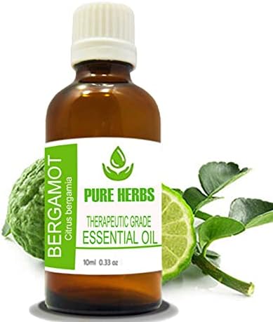 Етерично масло Pure Herbs Бергамот (Цитрусовая бергамия) Чисто и Натурално Терапевтични Без Капкомер 10 мл