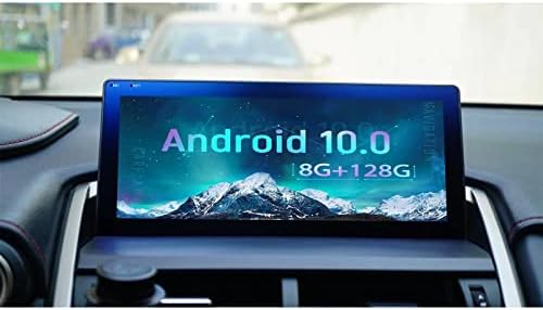 ZWNAV 10,25-инчов Android 10 Автомобилна стерео система за Lexus NX250 NX350 NX350H NX450H 2015-2017, 128 GB, Главното устройство автомобилни GPS навигация Qualcomm, Bluetooth, Carplay, WiFi
