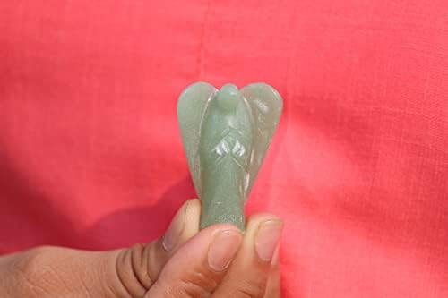 Реактивен Австралийски Зелен Нефрит 2 Ангел Скъпоценен Камък На Божествената Духовност 40-Те Страници На Книжката За Кристаллотерапии
