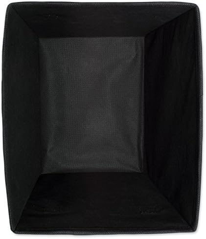 Колекция за съхранение на бельо DII, Сгъваема Кутия-Органайзер, Черен, Набор от Средната Трапецовидна форма