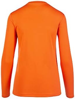 Женска тениска Мизуно с дълъг ръкав, Оранжевият, Голям размер