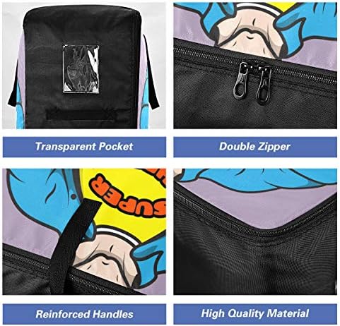 N/A Чанта за съхранение на дрехи, Легла за Завивки - Органайзер с Супергерой Голям Капацитет, Чанта с цип, Украса за съхранение