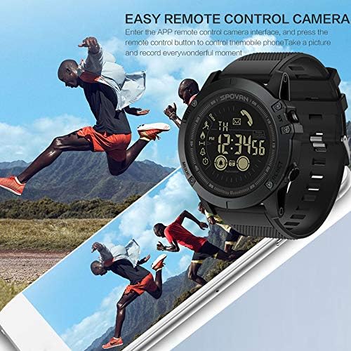 Улични Цифрови Умни Спортни Часовници за Мъже с Шагомером, Ръчни Часовници за iOS и Android, Водоустойчив до 50 Метра