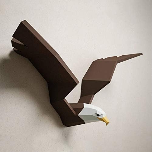 WLL-DP Креативен Вид на Орел 3D Книжен Модел Триизмерно Геометрично Декорация на Стените Хартиена Скулптура на Оригами и Ръчно