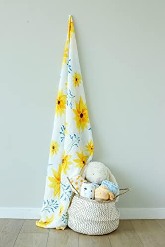 Сертифицирано Органично пеленальное одеяло Malabar Baby | Луксозни Памучни Муслиновые Одеяла за момичета и Момчета | Бебешки