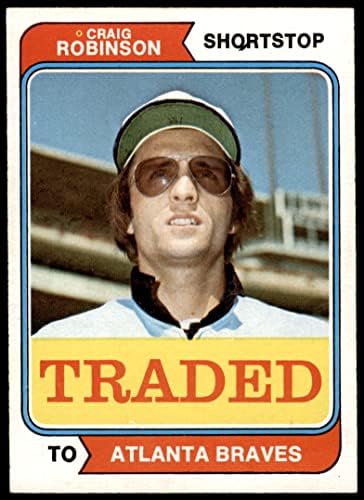 1974 Topps # 23 T Търгуват на Крейг Робинсън в Атланта Брэйвз (бейзболна картичка) NM+ Braves