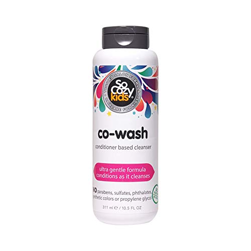 So Cozy Co-Wash Почистващ балсам за детски коса | Ултра Нежна формула | 10,5 течни унции | Без парабени, сулфати, Синтетични оцветители