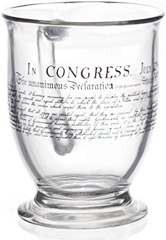 Лъки Shot - Кафеена чаша с Конституцията и Декларацията за независимост | Подарък за патриоти Съединените Щати на Америка
