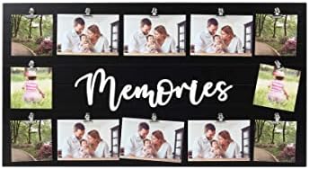 Фоторамка За стенен колаж Prinz 12-Opening Memories 29X 16, Черен
