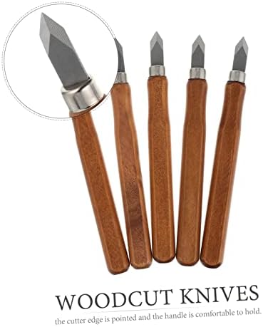 Housoutil 5шт Дървообработващи Маркировочный Нож Инструменти за Скулптура от Дърво Отварачка За дърворезба Стамески За
