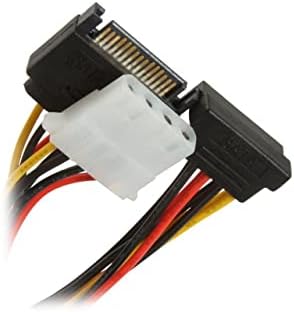Захранващ кабел Athena-жак S15S15M4 за свързване на SATA към SATA и 4-пинов кабел-адаптер Molex