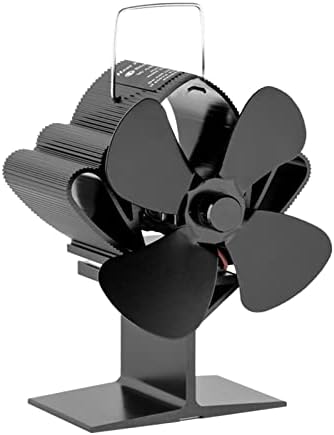 GaYouny Черно Камина 4 Вентилатор за печки с топлинна захранването, Дърво Горелка, Екологично Безшумен вентилатор, Устройство