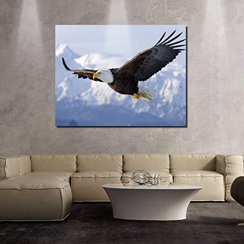 Стенно изкуство върху платно - боядисване с летящим орел - Галерия за съвременно decor Платно С Принтом Giclee,