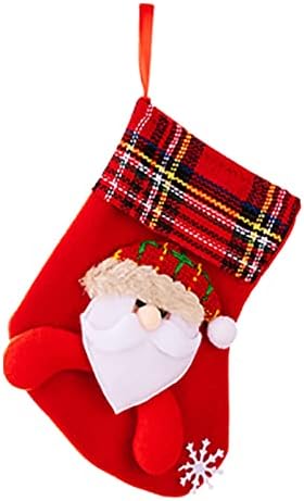 Дълги Чорапи, Чорапи с шоколадови Бонбони, Коледни Украси за Дома За Празник, Украса За Коледното парти, Пластмасов