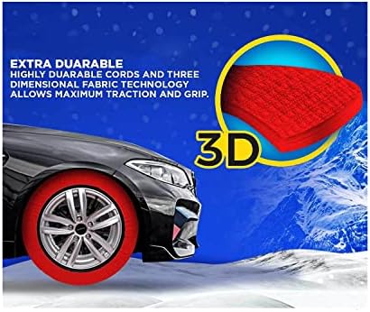 Зимни чорапи за автомобилни гуми Премиум-клас с Текстилни Вериги за сняг серия ExtraPro За Ford Explorer (XX-Large)