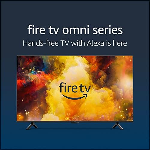 Fire TV 75 Smart TV серията Omni 4K UHD с поддръжка на Dolby Vision, усилвател и 4-годишен план за защита на