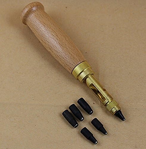 Комплект от 5 Стоманени инструменти Набор от инструменти за ръчно шиене фабрика за щавене на кожи Занаяти-Комплект за фабрика