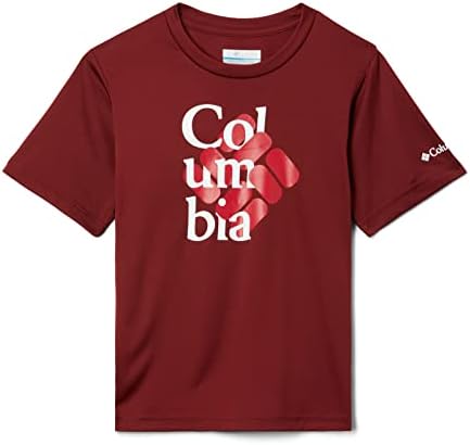 Тениска с графичен дизайн Edisun Пътека за момчета Columbia с къс ръкав