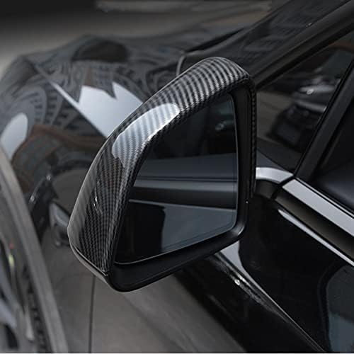 ABS Ярка Защитно покритие Огледала за обратно виждане в стил от въглеродни влакна, Странични Молдинговая Тапицерия